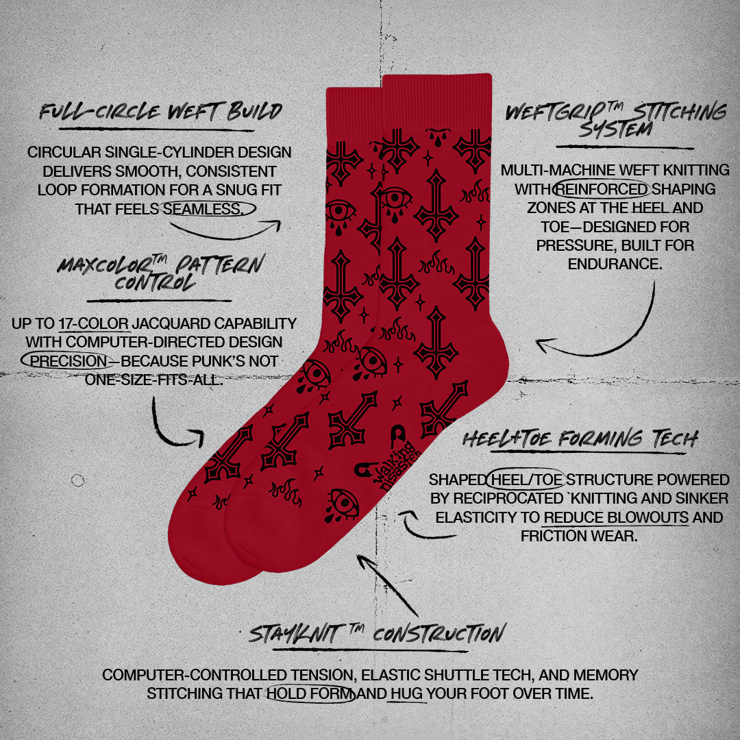 Blood In My Eyes Sock