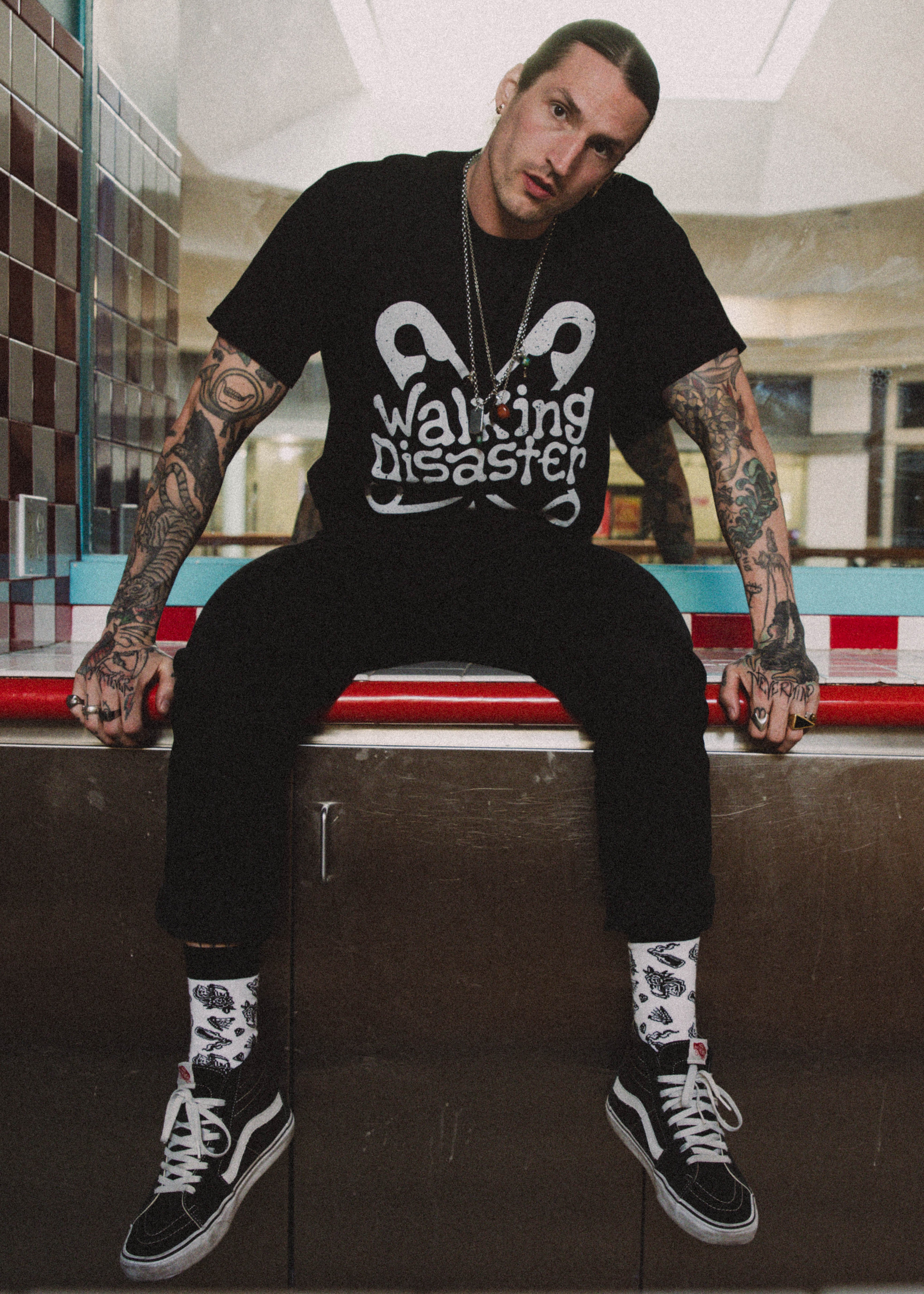 Own Your Chaos Tee - Red – Walking Disaster