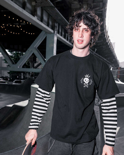 Stripes & Scars Long Sleeve Tee