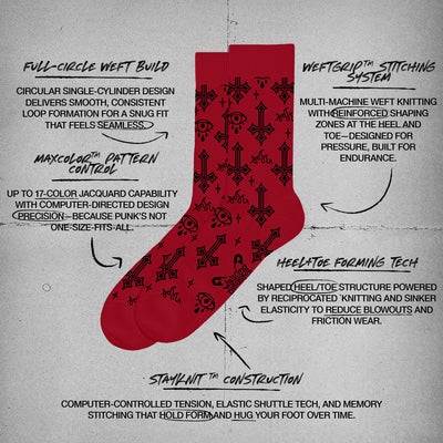 Blood In My Eyes Sock